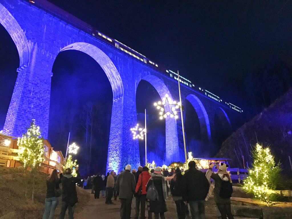 Germany Black Forest Ravenna Gorge Christmas Market Train Mountain