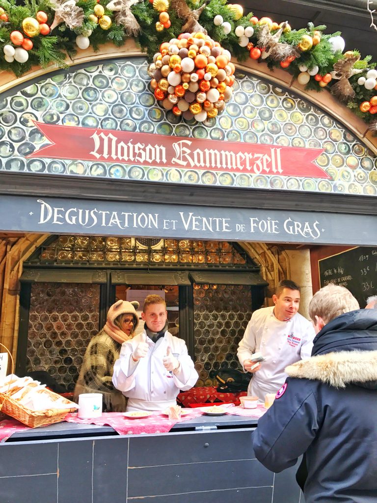 Strasbourg France Christmas Market Foie Gras Booth
