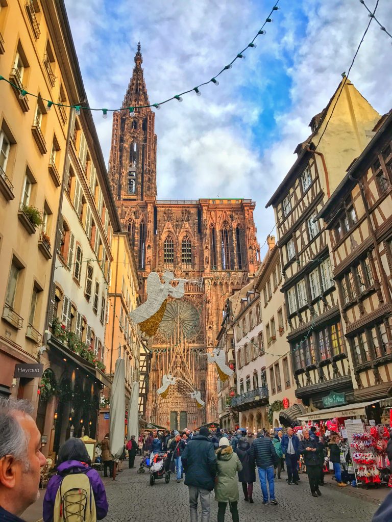 Strasbourg France Notre Dame Cathedral Christmas Markets