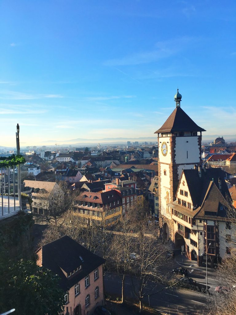 schlossberg hill black forest freiburg germany hike cathedral