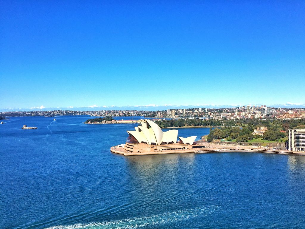 sydney australia travel guide opera house sunset harbour bridge