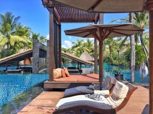 st.Regis bali saltwater lagoon pool