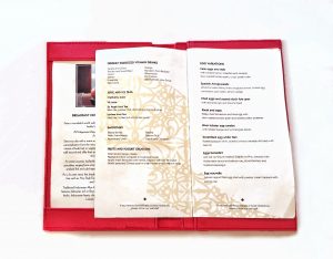 St.Regis Bali breakfast menu