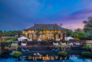 Exterior of Kayuputi Restaurant St.Regis Bali