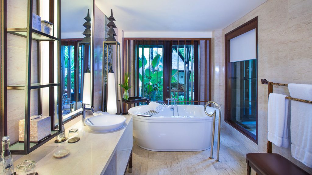 st.regis Bali pool suite bathroom