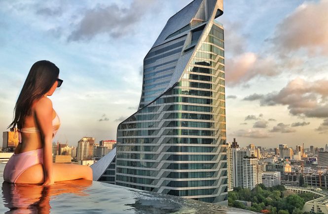 Okura Prestige Bangkok Infinity Pool