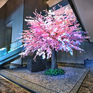 Okura Prestige Bangkok Cherry Blossom Tree Lobby Sakura