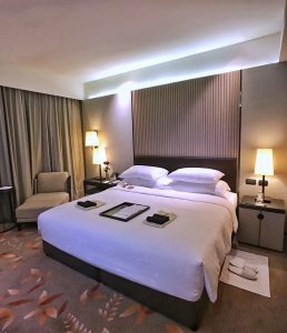 Okura Prestige Bangkok bed