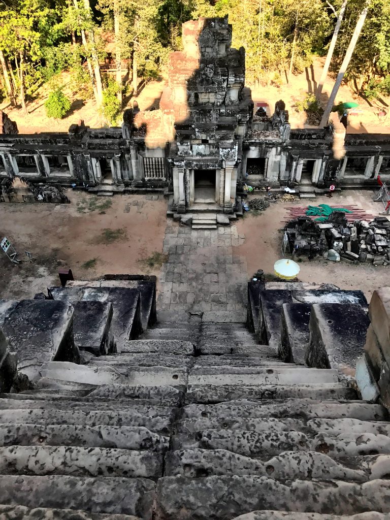 Angkor wat siem reap cambodia stairs