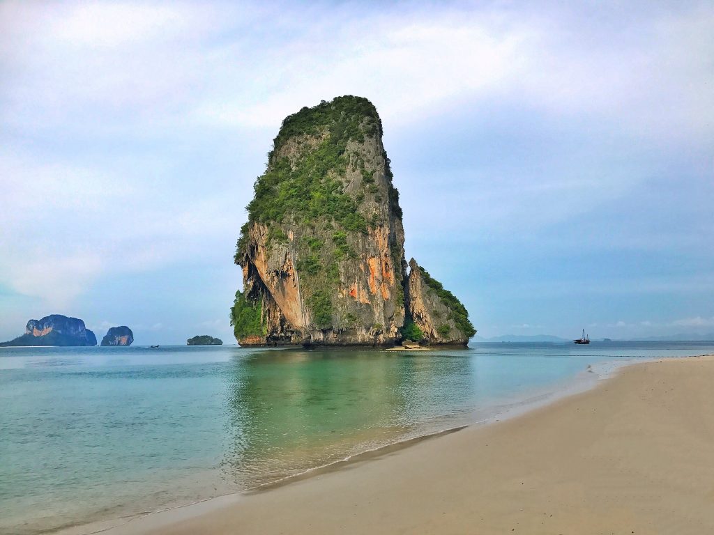 phranang beach rayavadee krabi thailand