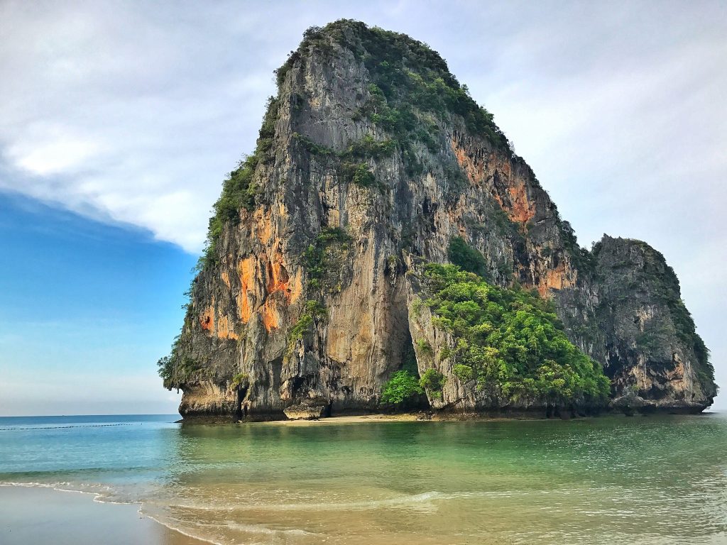 phranang beach rayavadee krabi thailand