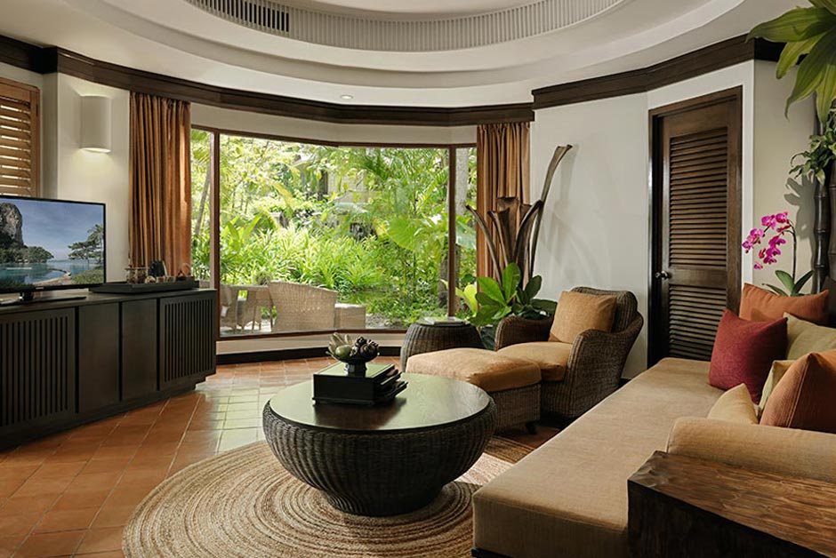 rayavadee deluxe pavilion living room krabi thailand