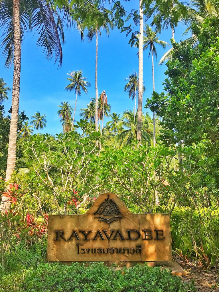rayavadee sign krabi thailand