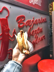 Bæjarins Beztu Pylsur Hot Dog Reykjavik Iceland