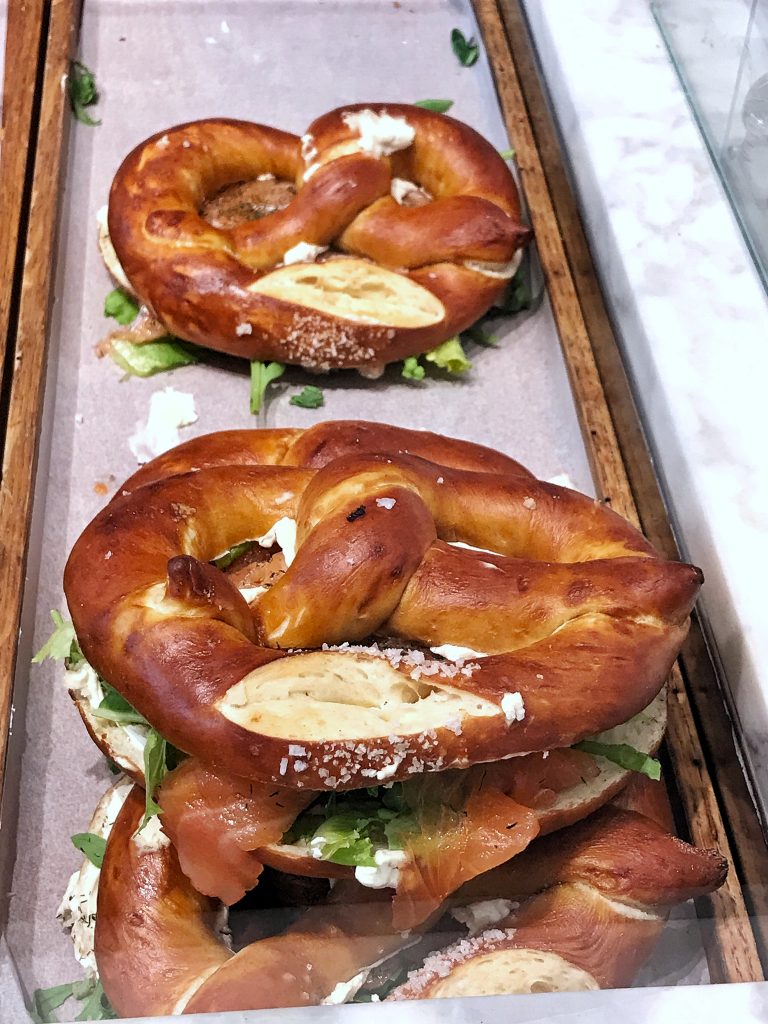 Sandholt Bakery Reykjavik Iceland Pretzel Smoked Salmon